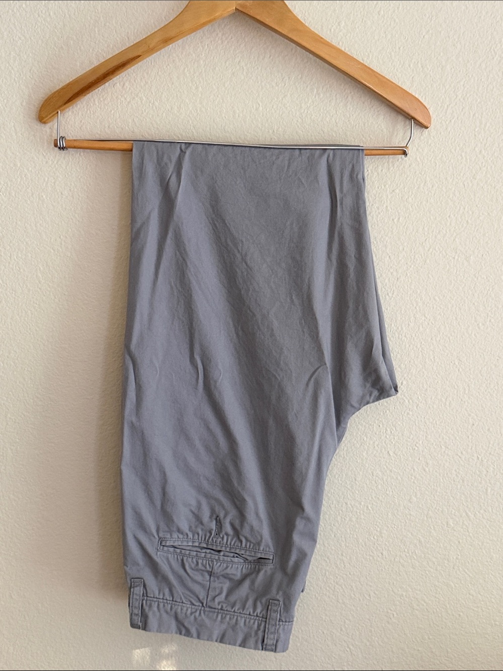J. Crew Slate Gray Flat-Front Men's Chino Pants 32/34